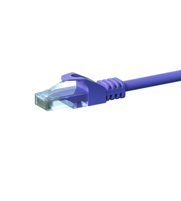 CAT6 UTP patchkabel 0,50m paars - CCA