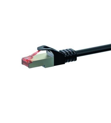 CAT6 S/FTP (PIMF) patchkabel 15m zwart 