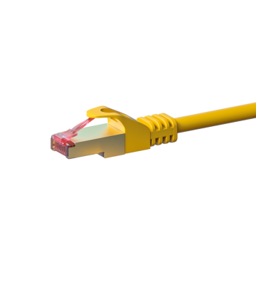 CAT6 S/FTP (PIMF) patchkabel 0,50m geel