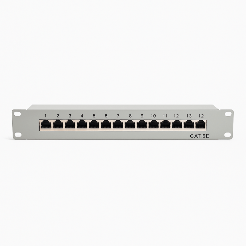 Cat5 10 inch 12 poorts STP patchpaneel