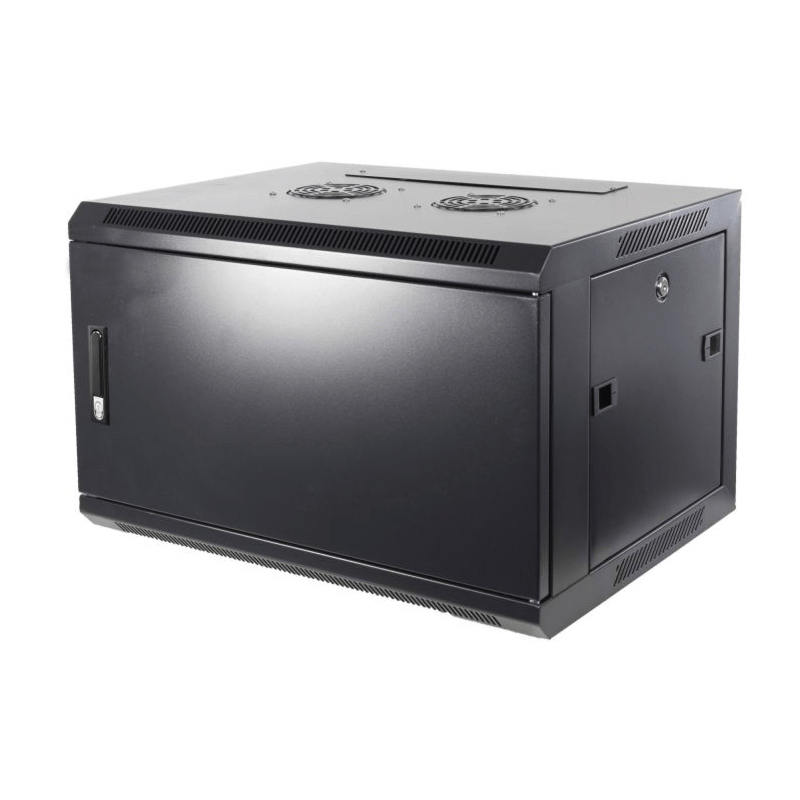 4U wandkast met metalen deur 600x600x280mm (BxDxH)