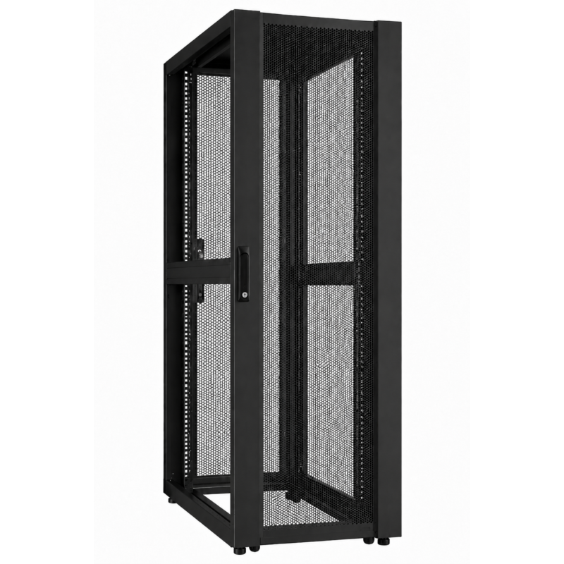 48U Datacenter serverkast met geperforeerde deur 600x1200x2250mm (BxDxH)