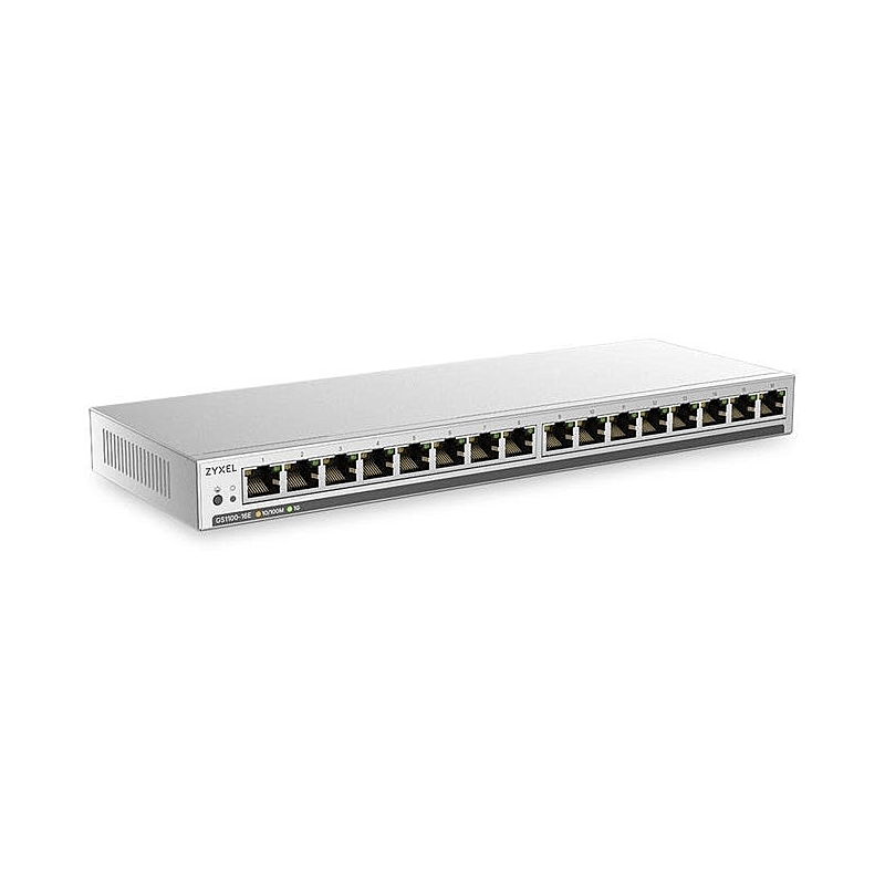 Zyxel 16-poorts GS1100-16E unmanaged switch