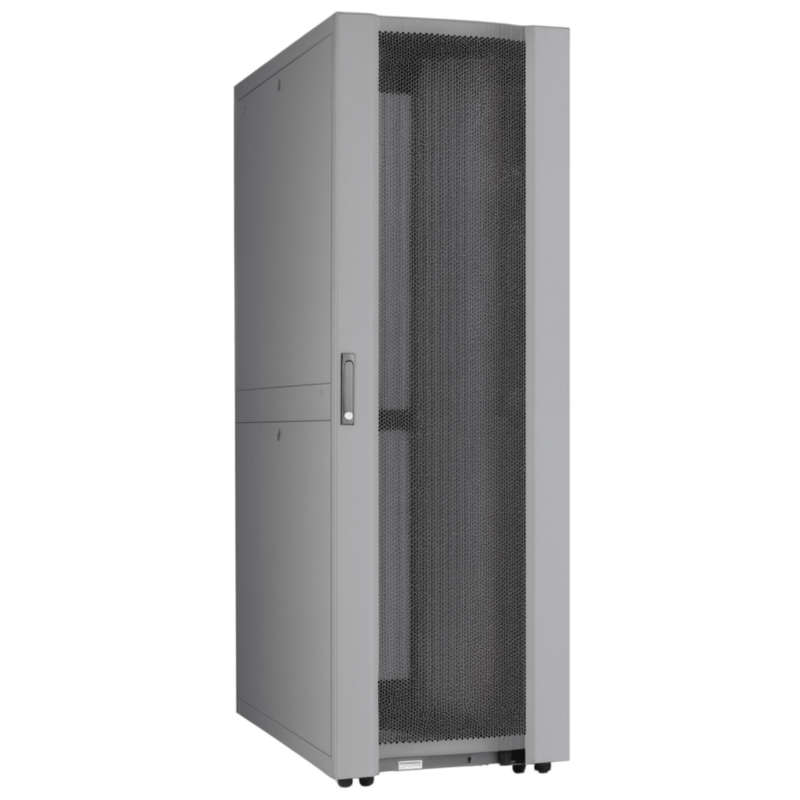42U Datacenter serverkast met geperforeerde deur 600x1000x2000mm (BxDxH) Grijs
