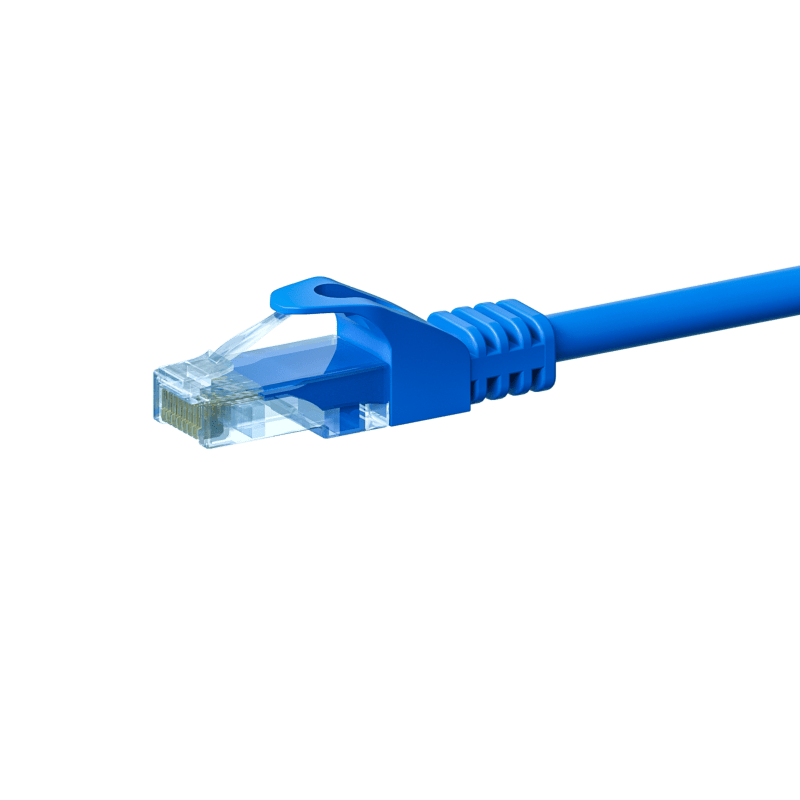 UTP CAT5e patchkabel 7,5m blauw - 100% koper