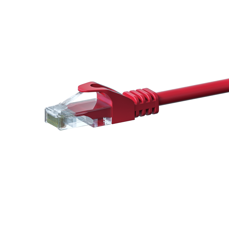 UTP CAT5e patchkabel 2m rood - 100% koper