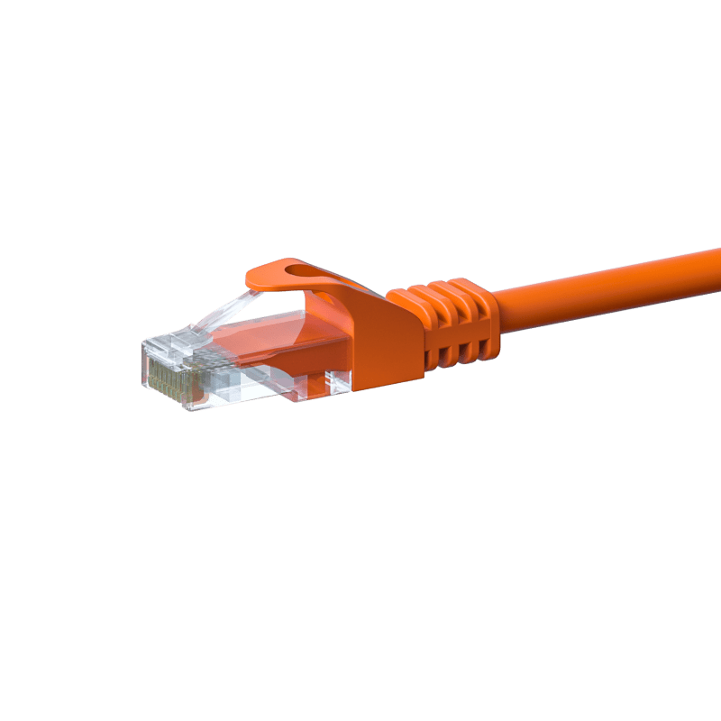 UTP CAT5e patchkabel 0,50m oranje - 100% koper