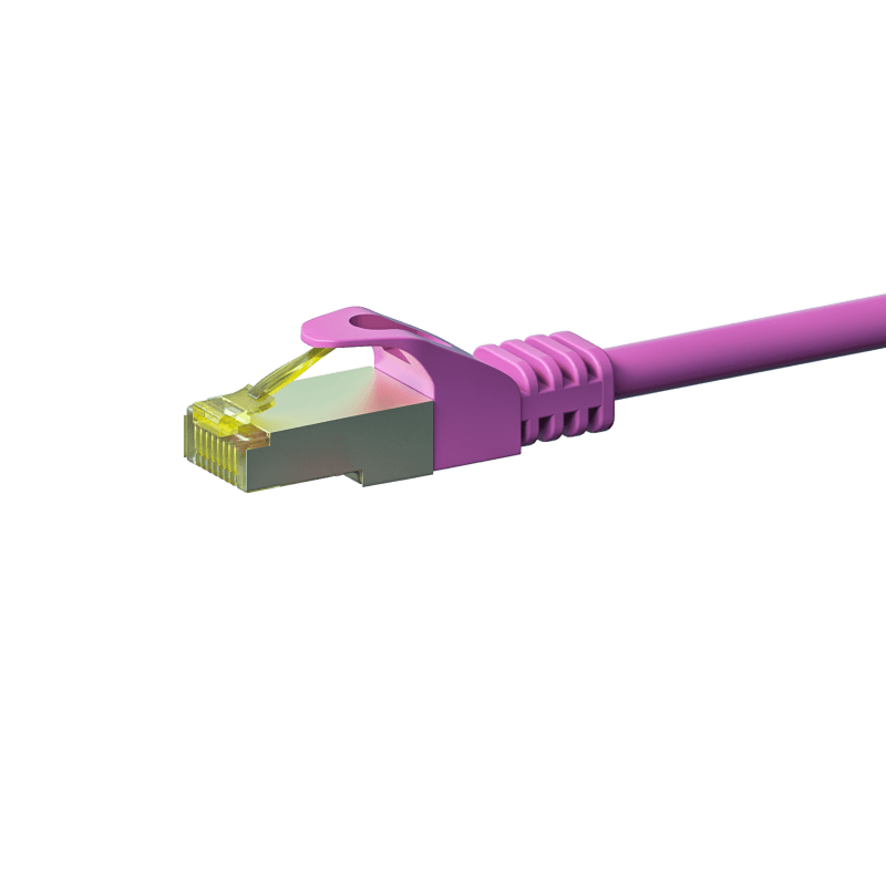 Cat7 S/FTP (PIMF) patchkabel 30m roze