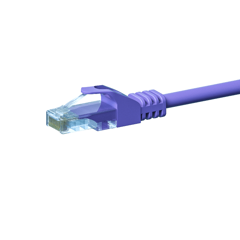 CAT5e UTP patchkabel 1m paars  - CCA