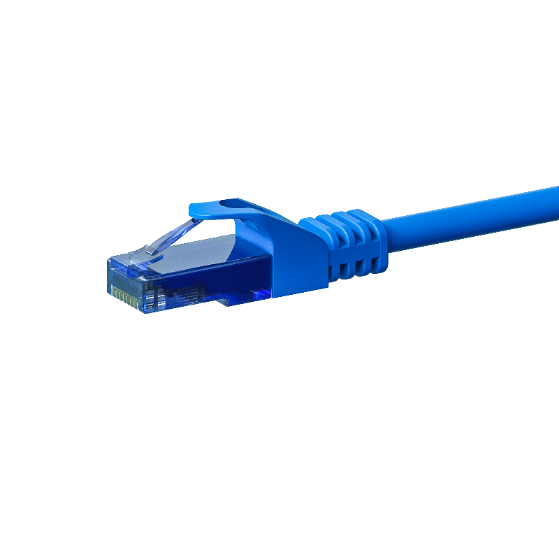 UTP CAT6a patchkabel 3m blauw - 100% koper