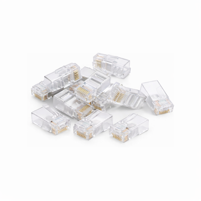 DANICOM UTP CAT6 RJ45 Connector - voor soepele kern - 10 stuks