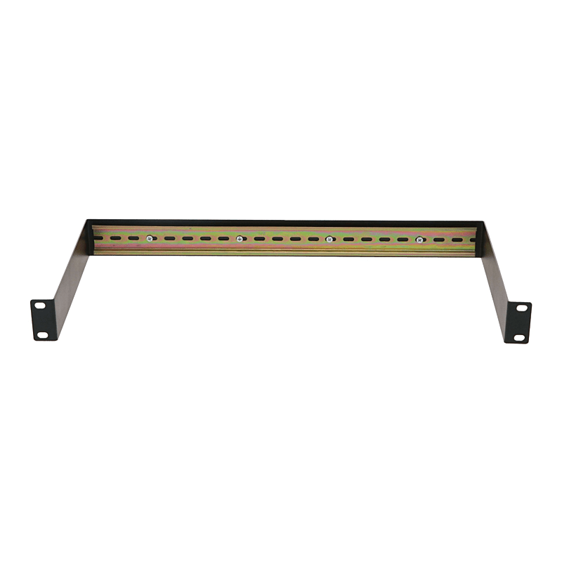 1U DIN rail voor 19-inch racks
