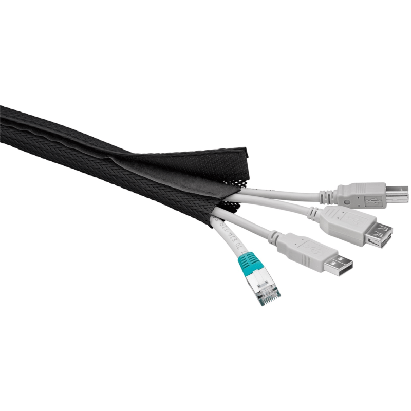 Kabelhoes met klittenband - 1,8 meter