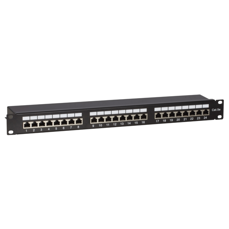 CAT5e FTP patchpaneel - 24 poorts