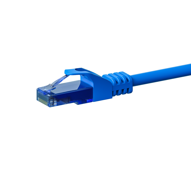 UTP CAT6a patchkabel 2m blauw - 100% koper