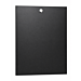 15U zijpaneel voor 10" serverkasten - 450mm diep met slot